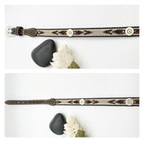 Mens Custom Ammo Bullet Brown Or Black Western Hat Band With Silver  Buckle