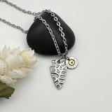 Mens Arrowhead Silver Bullet Necklace Ammo Jewelry Gift For Him