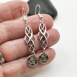 Silver Loop 9 mm Bullet Earrings Bullet Jewelry For Women Pistol Gifts