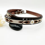 Mens Custom Ammo Bullet Brown Or Black Western Hat Band With Silver  Buckle