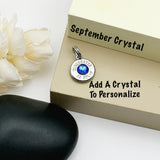Ammo Custom Bullet Bracelet Birthstone Charm