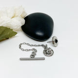 Mens Bullet Tie Tack Lapel Pin