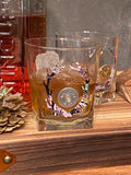 Camo Antler Shotgun Shell Whiskey On The Rocks Glass Hunting Gifts