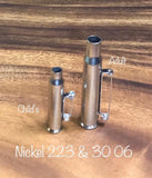 Wedding Bullet Boutonnière In Brass Or Nickel Options Wrapped In Color Wire
