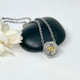 Mens Stainless Steel Bolt Necklace With A 223 Bullet 22” Stainless Steel Chain Handmade Gift