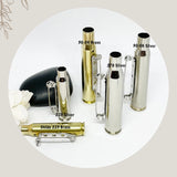 Wedding Bullet Boutonnière In Brass Or Nickel Options Wrapped In Color Wire
