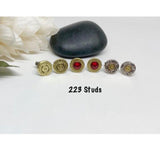 Women’s Bullet Studs 9 mm Earrings
