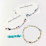 Fishing Lure Swivel Snap Bracelet For Him Or Her