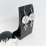 Womens Shotgun Shell 20 Gauge Cross Earrings , Ammo Jewelry From Texas
