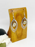 Ammo Bullet 9 mm Or 38 Spl Filigree Earrings