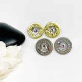 Shotgun Shell 20 Gauge Stud Birthstone Earring