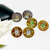 Shotgun Shell 20 Gauge Stud Birthstone Earring