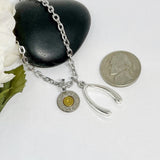Mens Custom Bullet Necklace With Charm (Ships Free 1-3 Days)