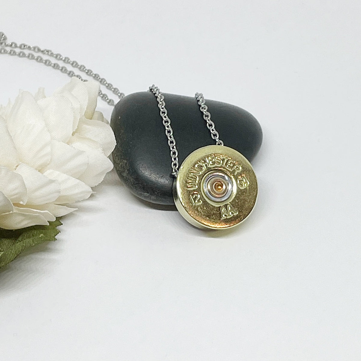 Two-Tone Shotgun Shells Necklace