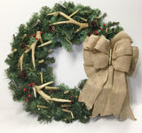 Ammo Bullet Deer Antler Wreath