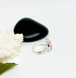 Baseball Texas Star Orange Star Charm Ring