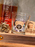 Camo Antler Shotgun Shell Whiskey On The Rocks Glass Hunting Gifts