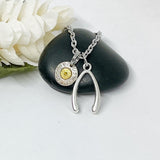 Mens Custom Bullet Necklace With Charm (Ships Free 1-3 Days)
