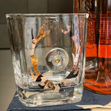 Camo Antler Shotgun Shell Whiskey On The Rocks Glass Hunting Gifts