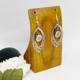 Ammo Bullet 9 mm Or 38 Spl Filigree Earrings