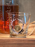 Camo Antler Shotgun Shell Whiskey On The Rocks Glass Hunting Gifts