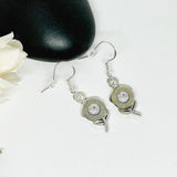 Womens Bullet 223 Flower Stud Earrings In Brass Or Nickel Genuine Swarovski Crystals