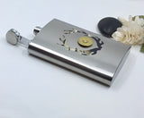 Camo Antler Shotgun Shell Stainless Steel Flask