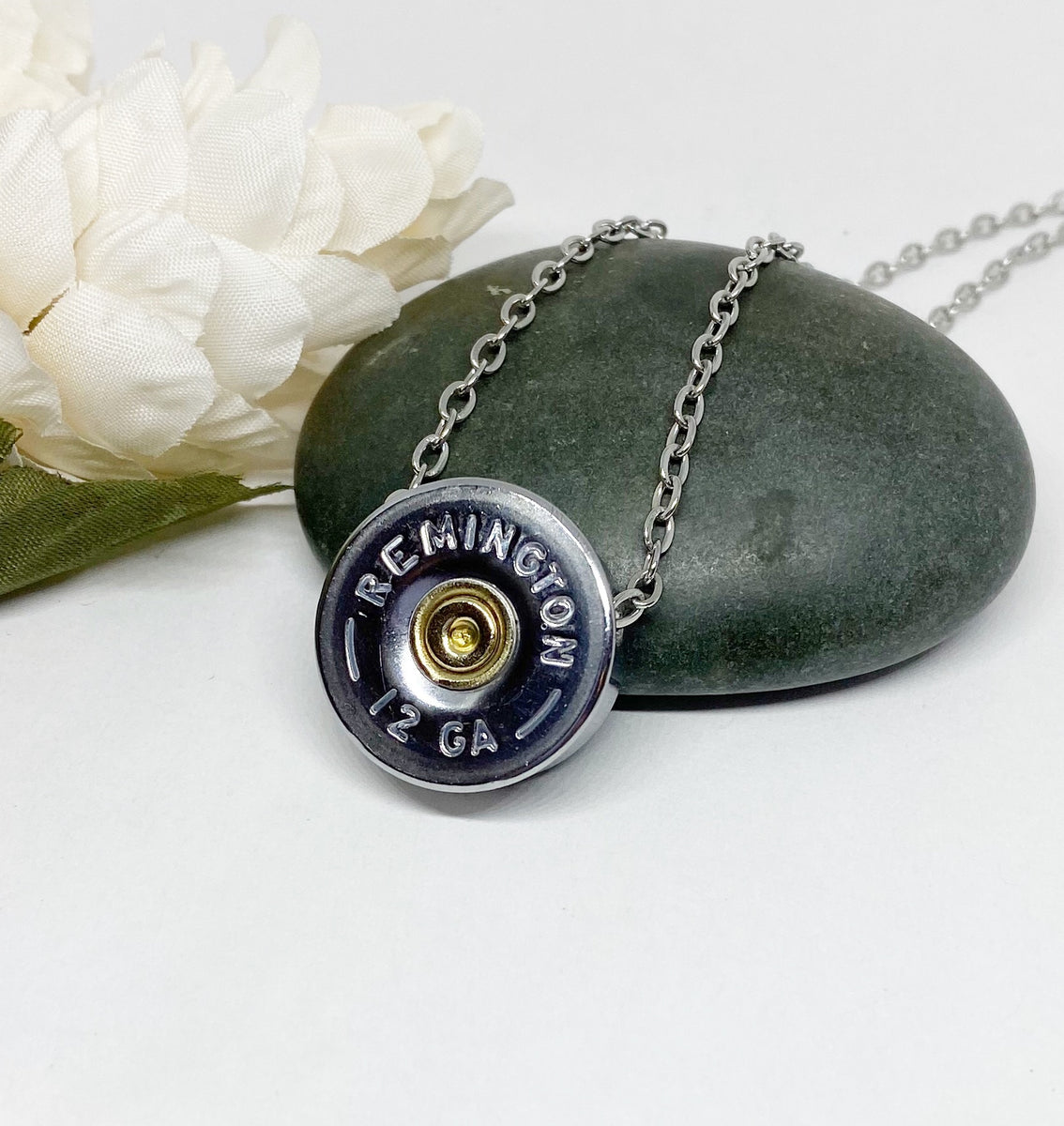 Two-Tone Shotgun Shells Necklace