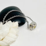 Mens Stainless Steel Bolt Necklace With A 223 Bullet 22” Stainless Steel Chain Handmade Gift