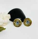 Shotgun Shell 20 Gauge Stud Birthstone Earring