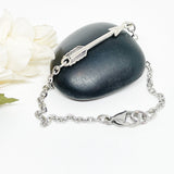 Silver Arrow Stainless Steel Bracelet