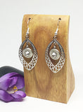 Ammo Bullet 9 mm Or 38 Spl Filigree Earrings