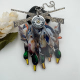 Shotgun Shell Camo Duck Rearview Mirror Hanger, Duck Hunting Gift  Auto Accessories