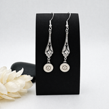 9 mm Dangle Birthstone Earrings Statement Earrings Gifts For Her
