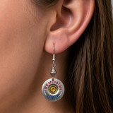 Patriotic 12 Gauge Shotgun Shell Earrings Celebrate 250 Years