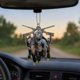 Shotgun Shell Camo Duck Rearview Mirror Hanger, Duck Hunting Gift  Auto Accessories