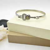 Guitar Bullet Ammo Bling Birthstone Stainless Steel Bracelet