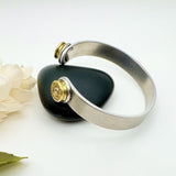 Double 9 mm Bullet Cuff Adjustable Bracelet Ammo Jewelry For Women