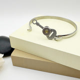 Guitar Bullet Ammo Bling Birthstone Stainless Steel Bracelet
