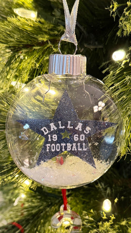 Dallas Football Christmas Tree Ornament Gift Ideas For All Football Lovers