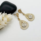 Womens Gold Stud Bullet 9 mm Birthstone Dangle Earrings Ammo Jewelry Gift