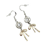 Bullets N Bows 9 mm Earrings