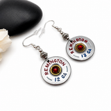 Patriotic 12 Gauge Shotgun Shell Earrings Celebrate 250 Years