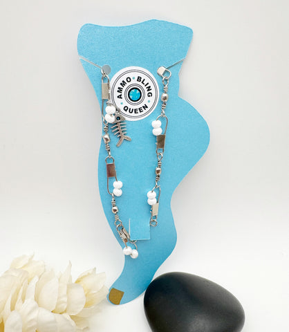 Fishing Lure Swivel Ankle Bracelet Fishing Jewelry Anklet