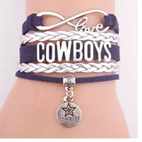 Dallas Infinity Football Bracelet