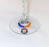 Houston Baseball Wine Charms