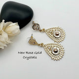 Womens Gold Stud Bullet 9 mm Birthstone Dangle Earrings Ammo Jewelry Gift