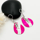 Fishing Lure Earrings Pink White With Hook Or Fish Charms