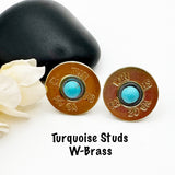 Shotgun Shell 20 Gauge Stud Birthstone Earring