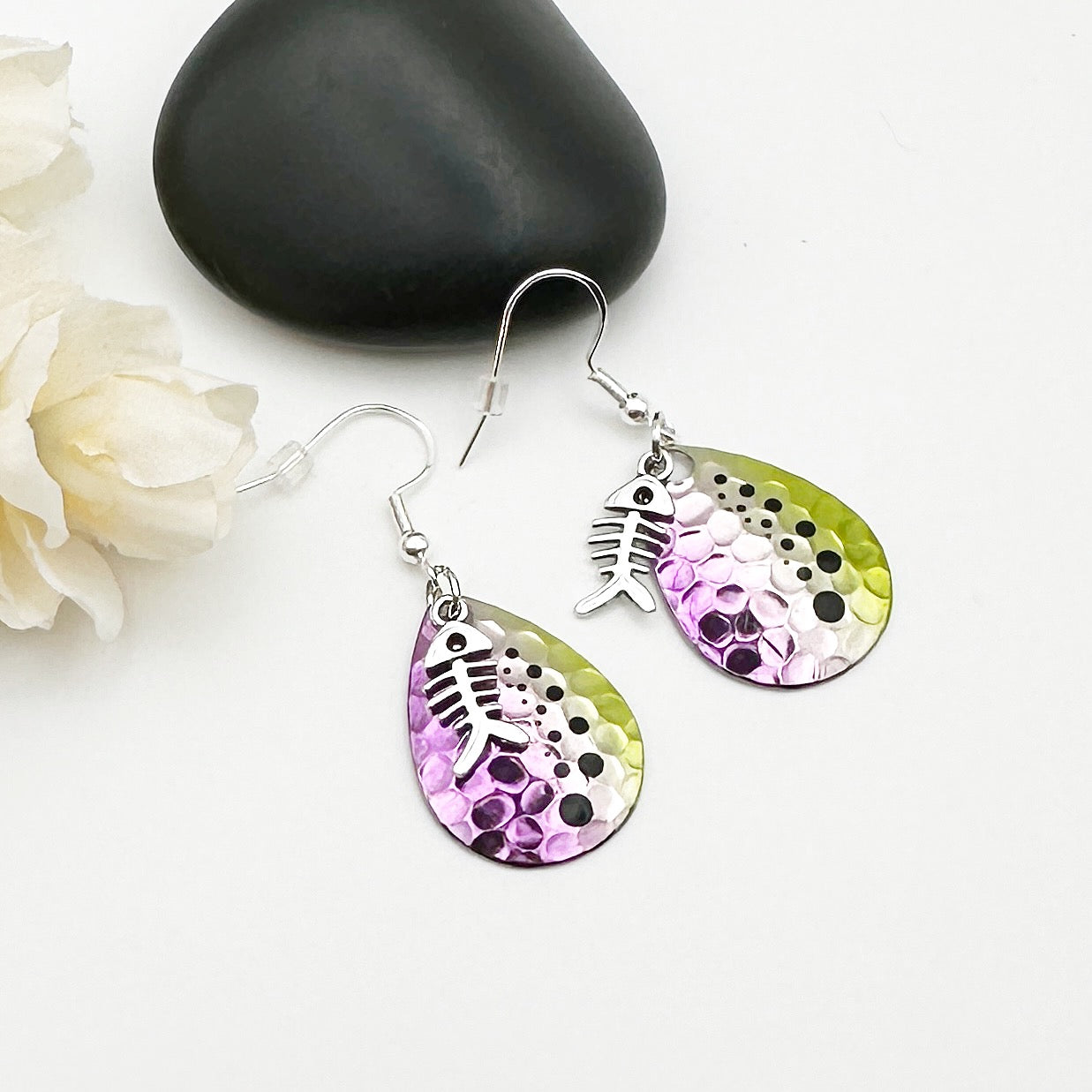 fish lure jewelry Johnny Jigs Jig Pendant & Chain Show off your passion for fishing with this cute pair of earrings! Fishing Lure Spinner Earrings Hooks